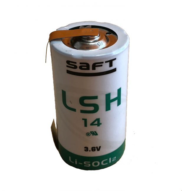 SAFT MEZZA TORCIA C SPIRALATA 3,6V 5,8AH – LSH14 con lamelle