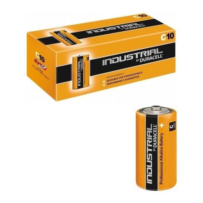 DURACELL INDUSTRIAL  MEZZA TORCIA C ALCALINA LR14 BOX 10 PEZZI