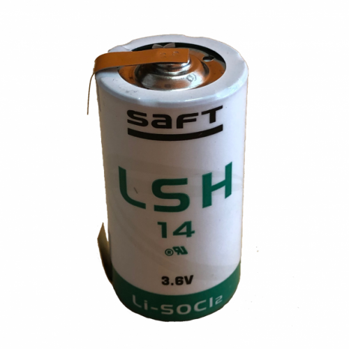 SAFT MEZZA TORCIA C SPIRALATA 3,6V 5,8AH – LSH14 con lamelle